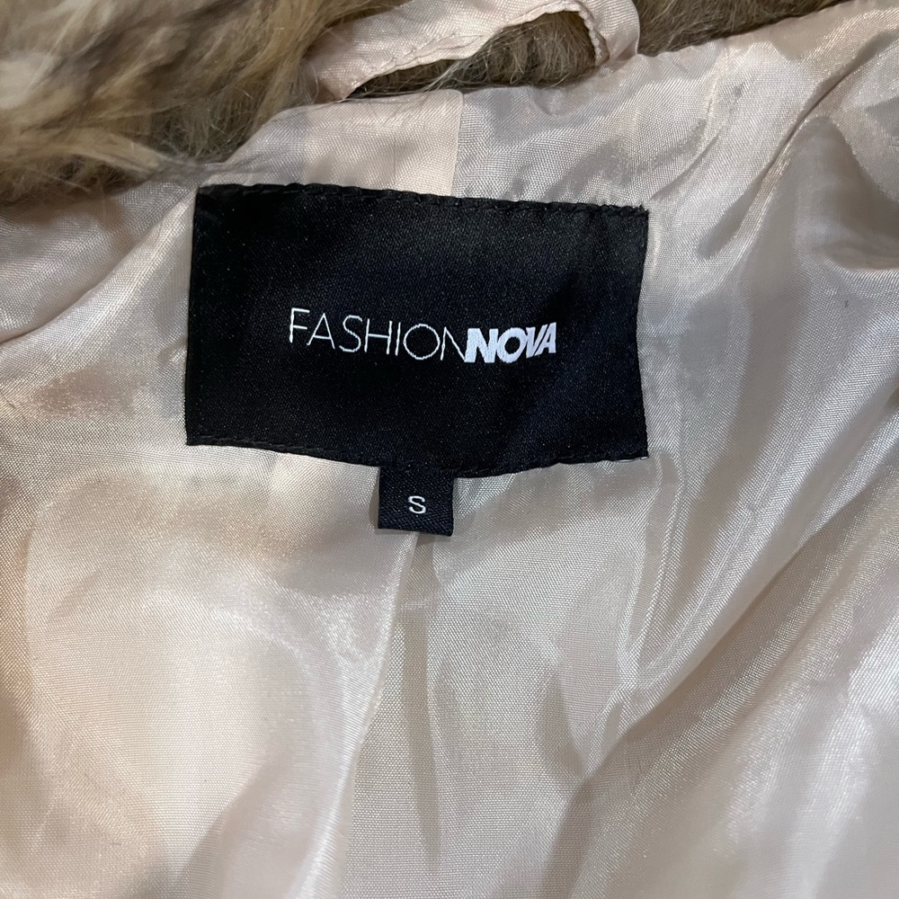 Fashion nova fur coat